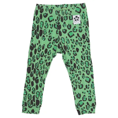 Leggings (Grön, Svart) från Mini Rodini Bomull
