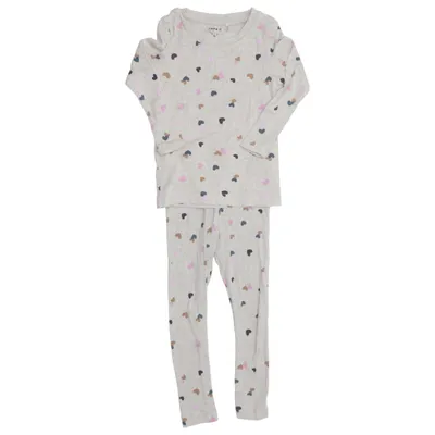 Pyjama (Grijs, Meerkleurig) van Name It Elastaan, Modal, Organisch katoen