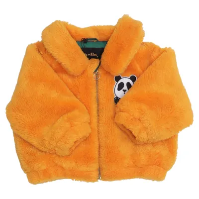 Fleece jacket (Orange) from Mini Rodini Polyester