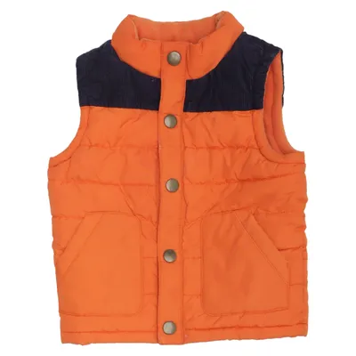Outer vest (Orange, Blue) from Gymboree Cotton, Polyester