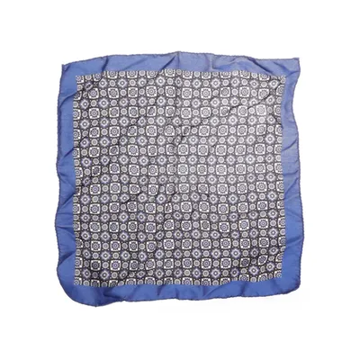 Zakdoek (Blauw, Meerkleurig) van Suitsupply Zijde