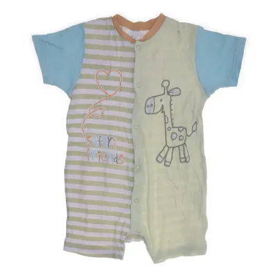 Rompers (Green, Multicolored) from Baby Club Cotton