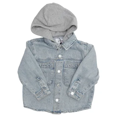 Jeansjacka (Blå, Grå) från Zara
