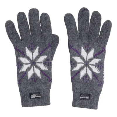 Handschuhe (Grau, Mehrfarbig) von Units Polyamid, Wolle