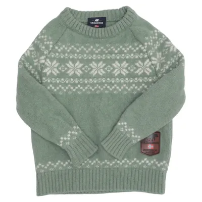 Tröja (Grön, Vit) från Gridarmor Ull