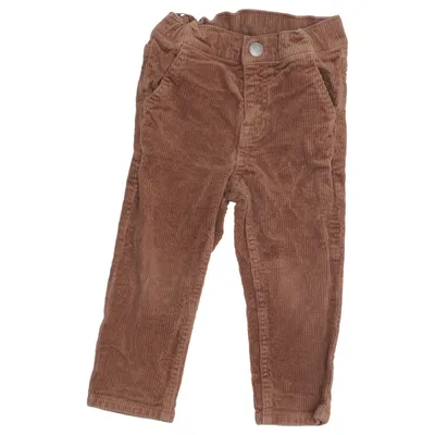 Corduroy pants (Brown) from Polarn O. Pyret Elastane, Organic cotton