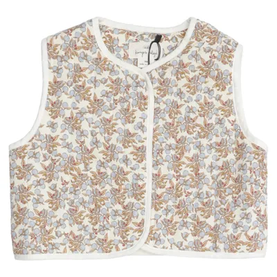 Outer vest (Beige, Blue, Brown) from Konges Sløjd Cotton, Polyester