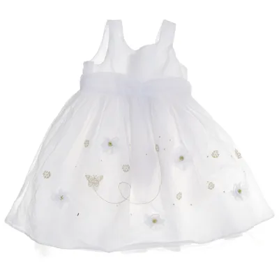 Dopklänning (Vit, Guldfärgad) från Baby Baby Bomull, Polyester