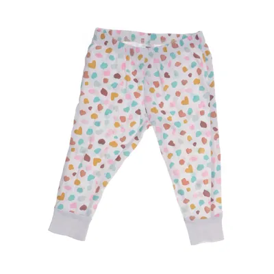 Pyjamasbyxor (Vit, Flerfärgad) från Hema Bomull, Elastan