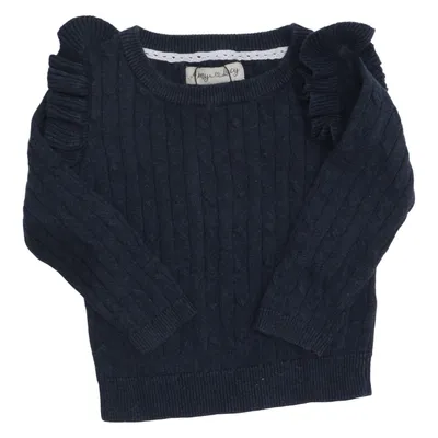 Sweater (Blue) from Amy & Lucy Acrylic, Cotton, Polyester