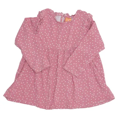 Kleid (Pink) von Pusblu Baumwolle, Elasthan