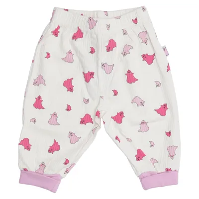 Broek (Wit, Roze) van Tuffer Katoen