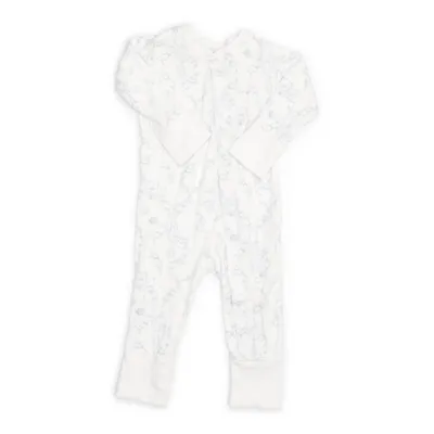 Sparkdräkt (Vit, Blå) från Livly Bomull, Elastan