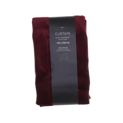 Plooigordijnen (Mali mörkröd) van Hemtex Polyester