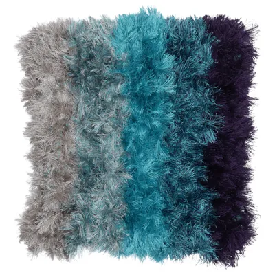 Housse de coussin (Violet, Turquoise, Gris) de Gözze Coton, Polyester