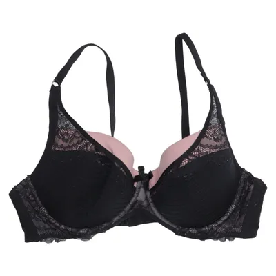 Bra (Black, Pink) from Ann-Kathrin Götze x Hunkemöller Elastane, Polyamide, Polyester