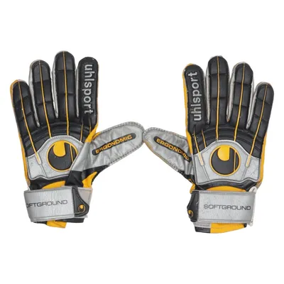 Gants de gardien de but (Noir, Jaune, Gris)