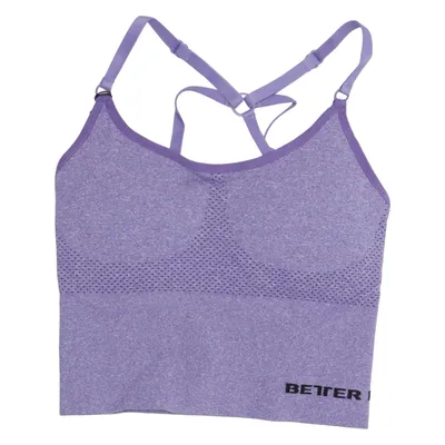 Sports bra (Purple) from Better Bodies Elastane, Polyamide, Polyester