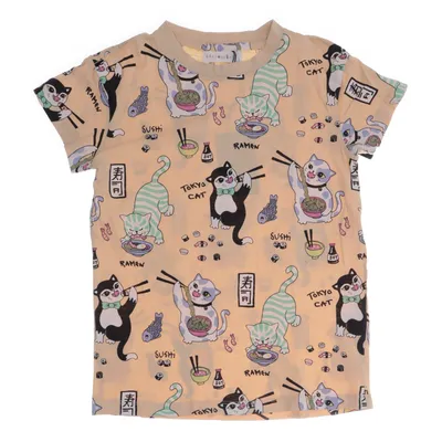 T-shirt (Beige, Meerkleurig) van Minimarket Katoen