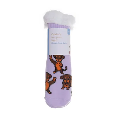 Sokken (Lila, Bruin, Wit) van Oodie