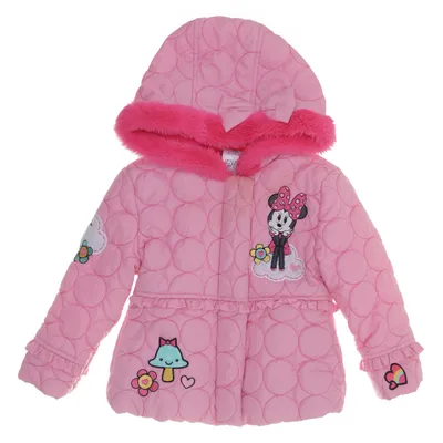 Vinterjacka (Rosa, Flerfärgad) från Disney Store Pälsimitation, Polyester