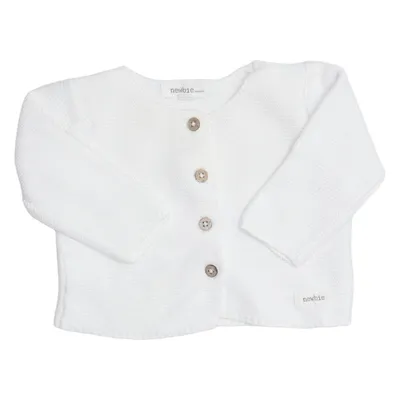 Cardigan (White) from Newbie by KappAhl Cotton