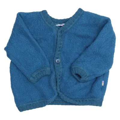 Strickjacke (Blau) von Joha Merinowolle