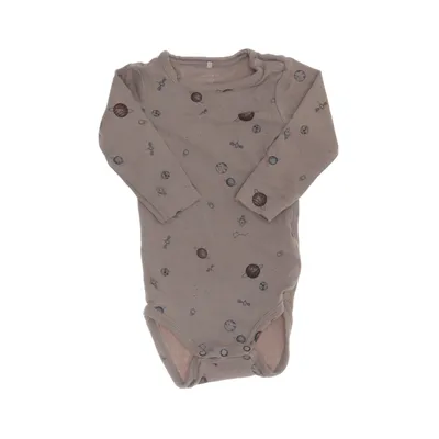 Romper (Beige, Meerkleurig) van Name It Elastaan, Modal, Organisch katoen