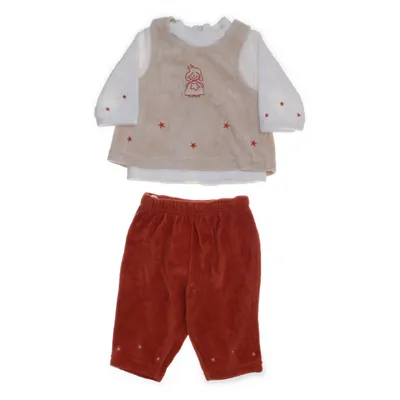 Set (Oranje, Beige, Wit) van Baby Club by C&A Katoen, Polyester