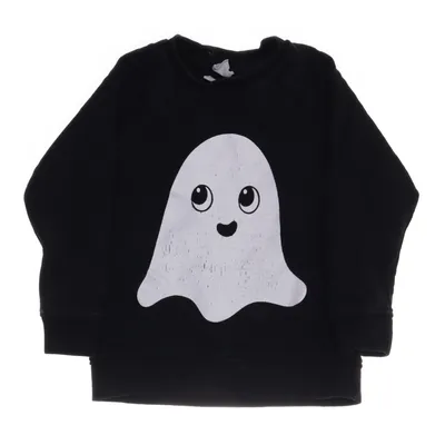 Sweatshirt (Sort, Hvid) fra H&M Bomuld