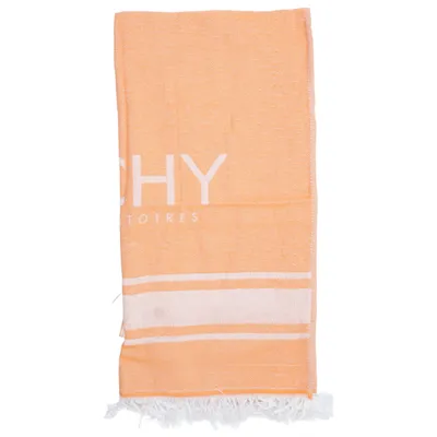 Strandlaken (Oranje, Wit) van Vichy
