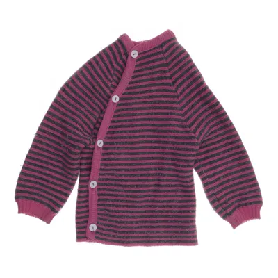 Cardigan (Pink, Gray) from Reiff Merino wool