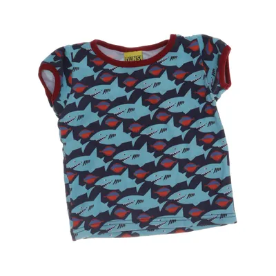 T-shirt (Blå, Röd, Flerfärgad) från Duns Ekologisk bomull