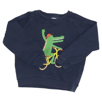 Collegetröja (Blå, Flerfärgad) från Minimarket Bomull