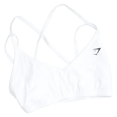 Sports bra (White) from Gymshark Elastane, Polyamide