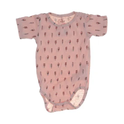 Body (Rosa, Flerfärgad) från Petit Bomull, Elastan