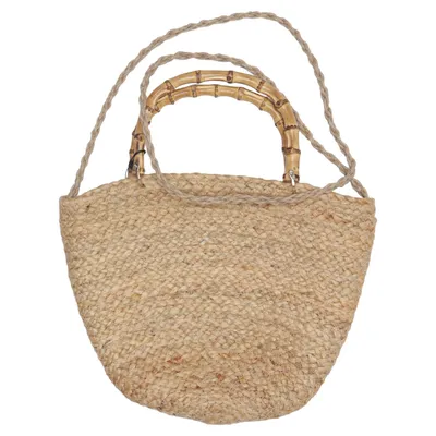 Strandväska (Beige) från H&M Bambu