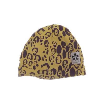 Beanie (Geel, Bruin) van Mini Rodini Lyocell, Elastaan