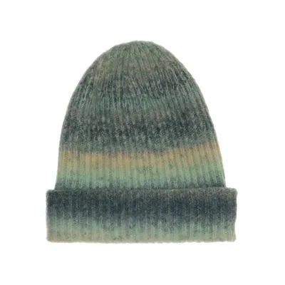 Beanie (Green, Multicolored) from Junkyard Acrylic, Elastane, Nylon, Polyester, Wool