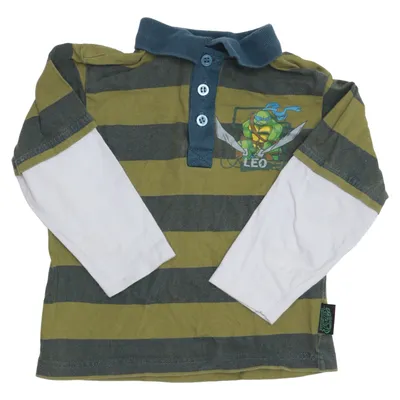 Long sleeve T-shirt (Green, Blue, Gray) from Teenage Mutant Ninja Turtles Cotton