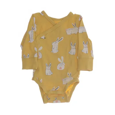 Body (Gul, Flerfarvet) fra Lindex Baby Bomuld, Elastan