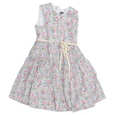 Kleid (Weiß, Mehrfarbig) von Il Gufo Baumwolle