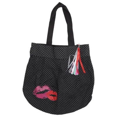 Canvas bag (Black, White, Multicolored) from Topmodel Cotton