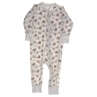 Sparkdräkt (Vit, Flerfärgad) från ICA I Love Eco Elastan, Ekologisk bomull