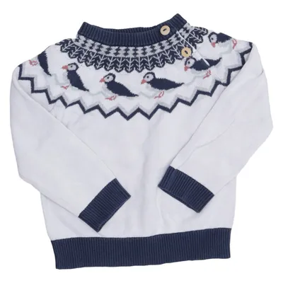 Norwegerpullover (Beige, Blau) von Alana Baumwolle