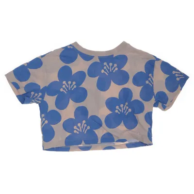 Crop top (Beige, Blå) fra Hema Økologisk bomuld