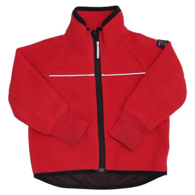 Fleecejakke (Rød) fra Polarn O. Pyret Polyester