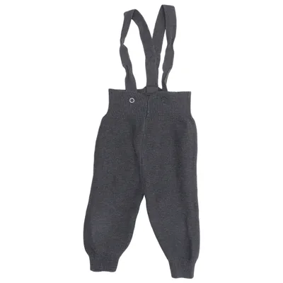 Dungarees (Gray) from Sense Organics Organic cotton