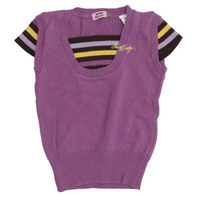 Slipover (Purple, Multicolored) from Miss Sixty Acrylic, Polyamide, Wool