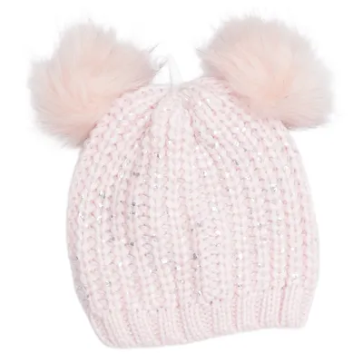 Pompon muts (Roze) van OVS Kids Acryl